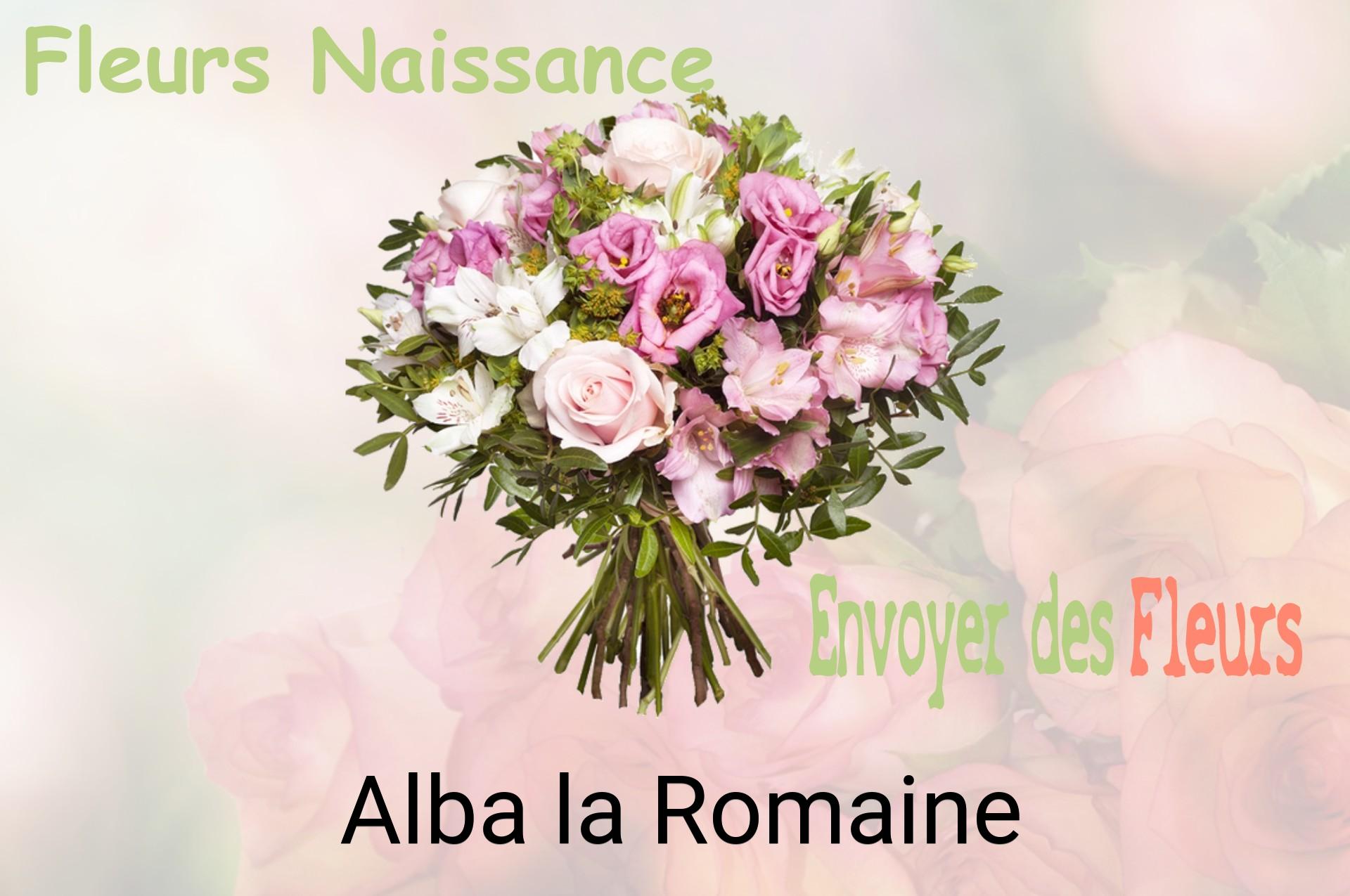 Bouquet de fleurs de naissance livré à Alba-la-Romaine