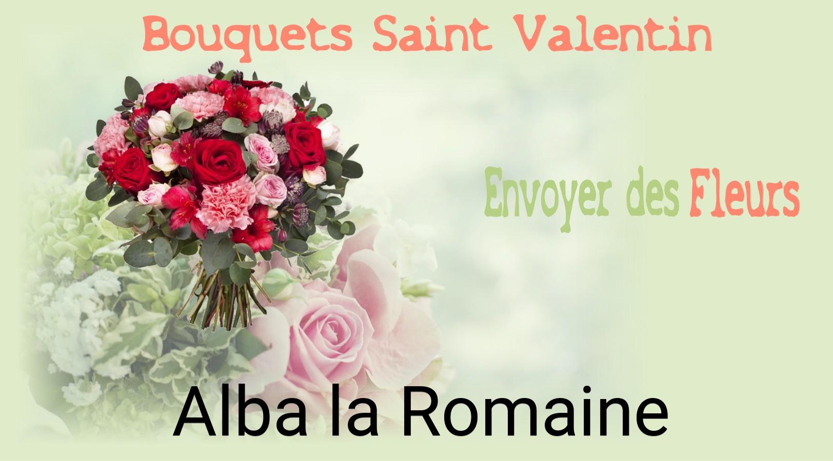 Roses de Saint-Valentin livrées à Alba-la-Romaine